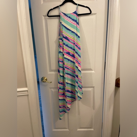Lilly Pulitzer Multi Ceviche Stripe Diagonal Magnolia Midi Dress - Small - Picture 5 of 5